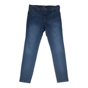 Ariat size 33 high rise skinny premium jeans denim Blue Sleek Fit rodeo boots